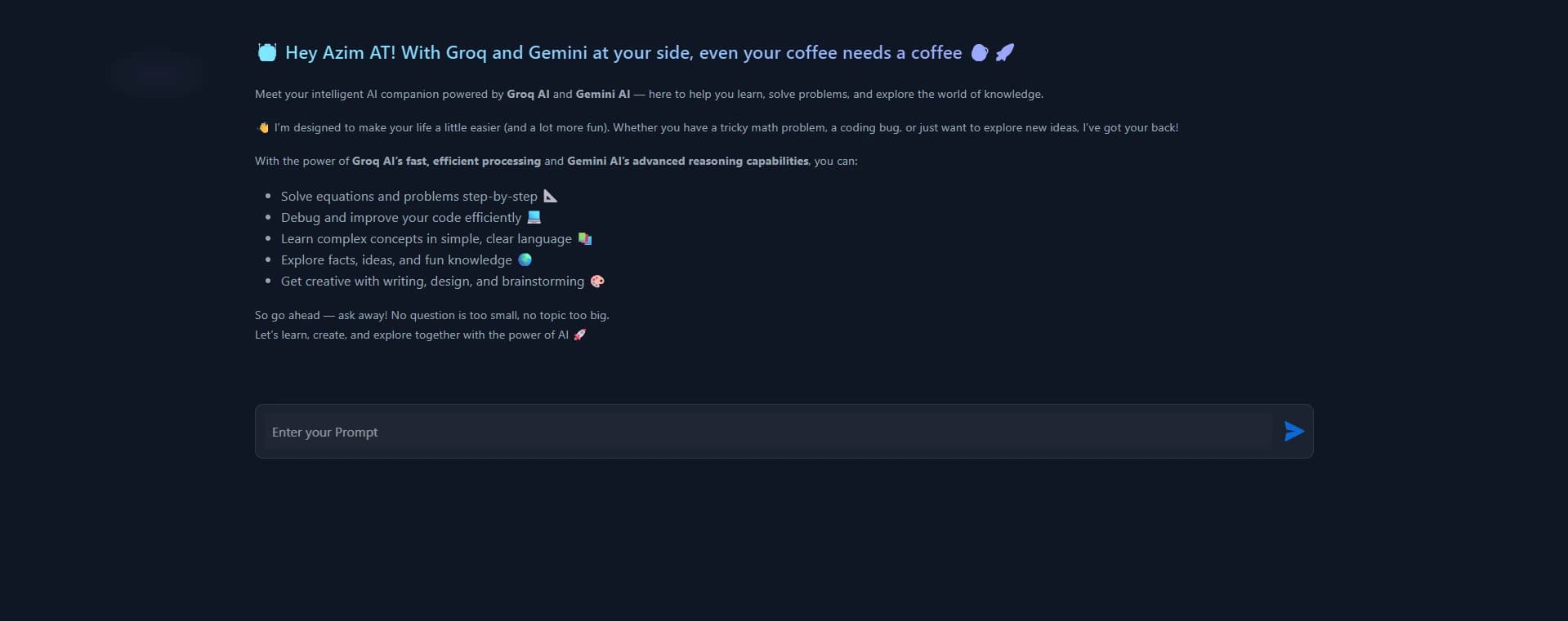 Groq and Gemini AI Model